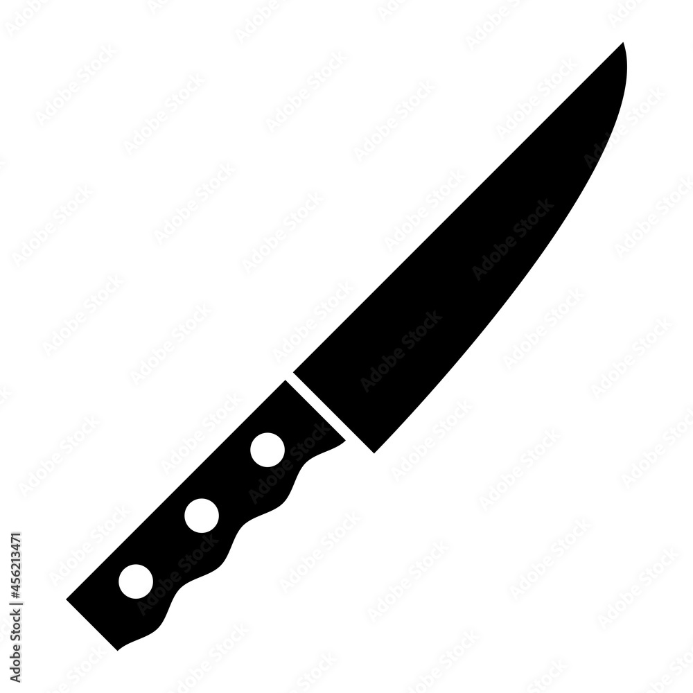 Vector Cutting Knife Glyph Icon Design Vector Cutting Knife Glyph Icon Design