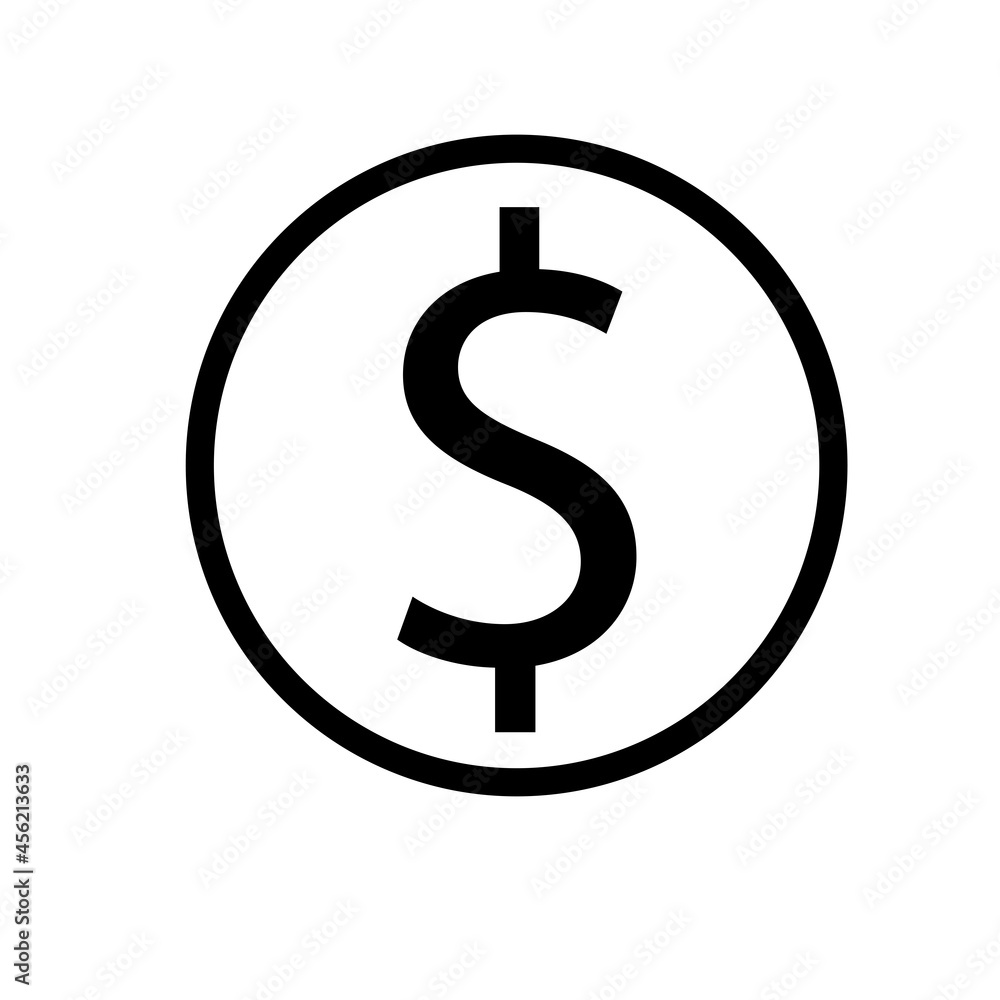 dollar sign icon dollar sign icon
