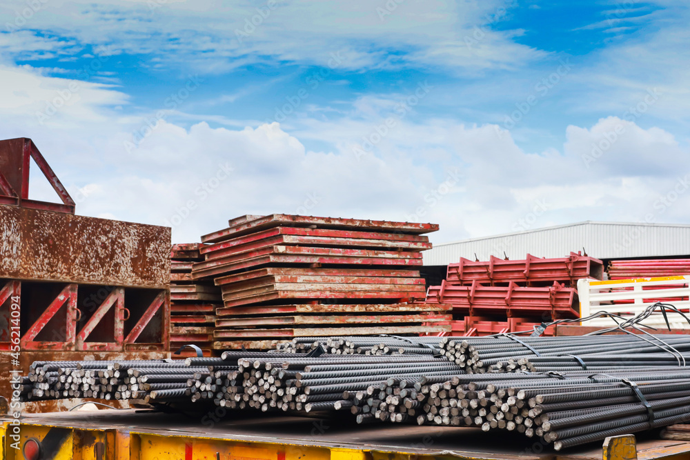 Obraz premium scaffolding steel frame