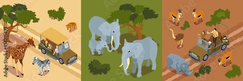 Isometric Safari Design Concept