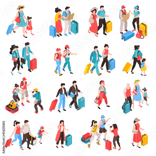 Travel People Icon Set