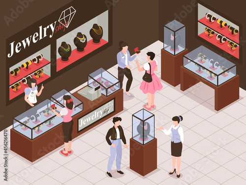 Jewelry Shop Illustration
