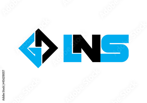 Free Download Real state Logo Modern LNS Letter Logo - GFXLoad