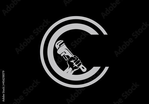 Plumbing Service Logo. Water Service Modern Logo Vector