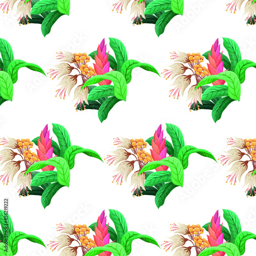 Flower pattern, Floral pattern, pattern, Seamless Pattern, Vector pattern, repeat pattern,Elements pattern