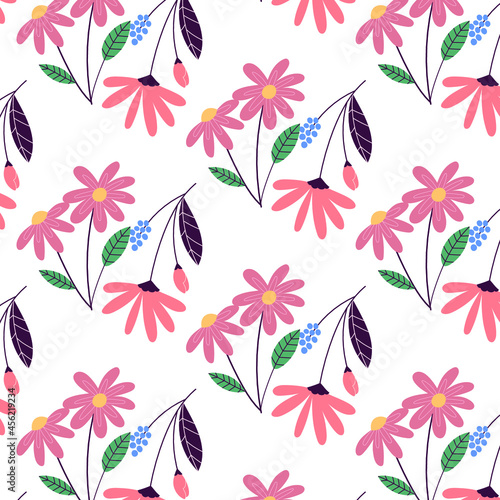 Flower pattern, Floral pattern, pattern, Seamless Pattern, Vector pattern, repeat pattern,Elements pattern