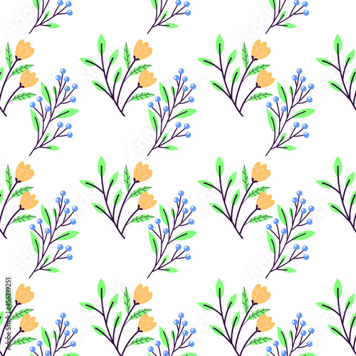 Flower pattern, Floral pattern, pattern, Seamless Pattern, Vector pattern, repeat pattern,Elements pattern