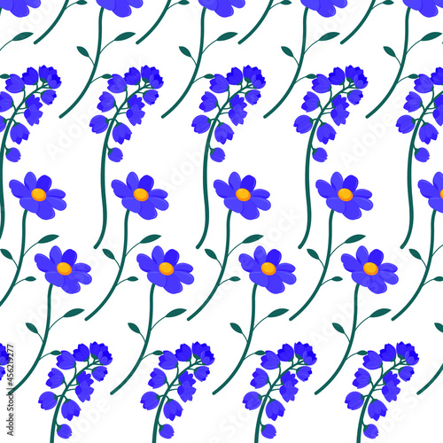 Flower pattern, Floral pattern, pattern, Seamless Pattern, Vector pattern, repeat pattern,Elements pattern
