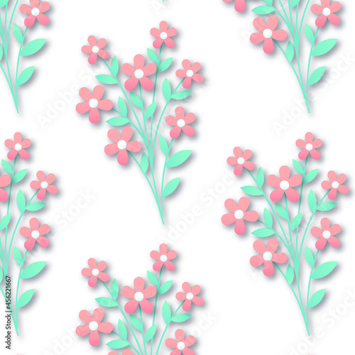 Pattern design, repeat pattern design, Vector, pattern, floral, Flowers, Seamless 