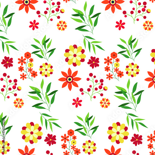 Pattern design, repeat pattern design, Vector, pattern, floral, Flowers, Seamless 