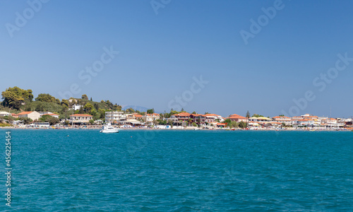 Agios Sostis bay. Panoramic summer Landscape © evannovostro
