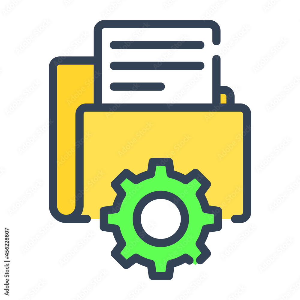 folder setting flat line design, SEO and web flat design for mobile concepts and web apps. Collection of modern infographic logo and pictogram. folder setting flat line design, SEO and web flat design for mobile concepts and web apps. Collection of modern infographic logo and pictogram.