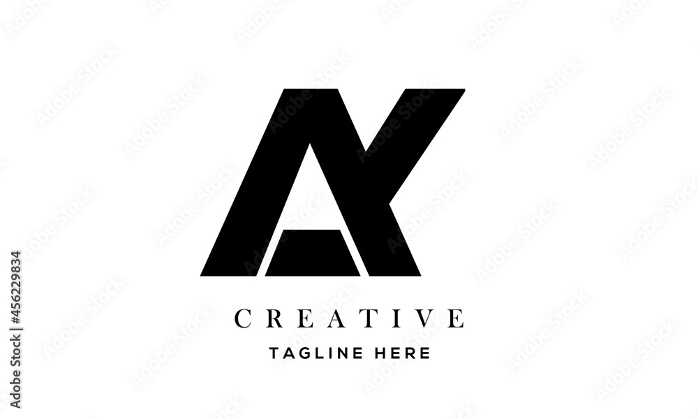 creative letter AY logo design templates