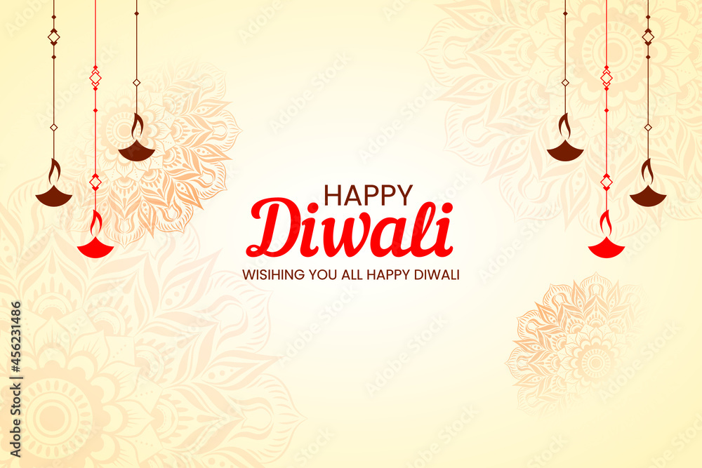 happy diwali festival background. diwali background design for banner,  poster, flyer, website banner Stock Vector | Adobe Stock