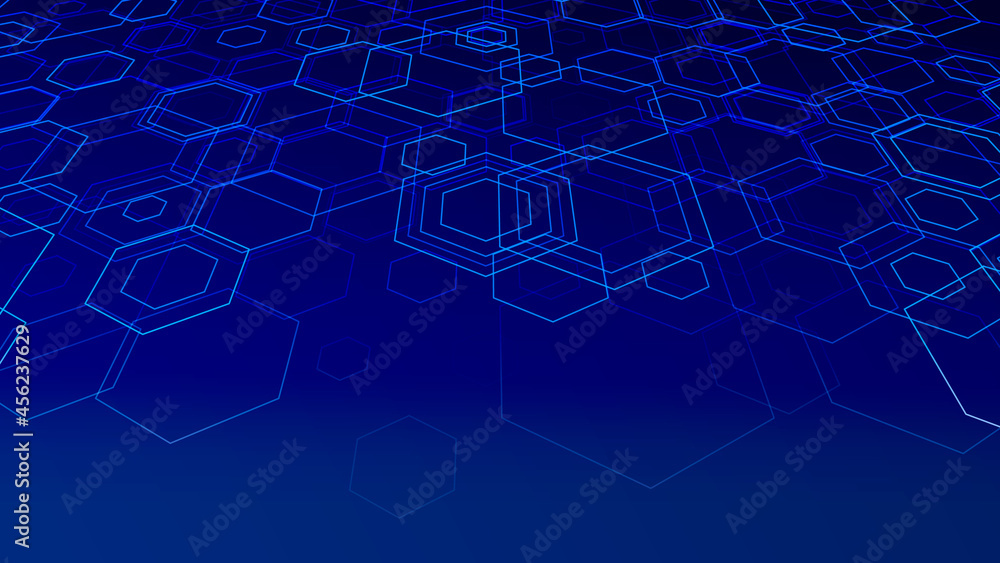 Obraz premium 六角形背景