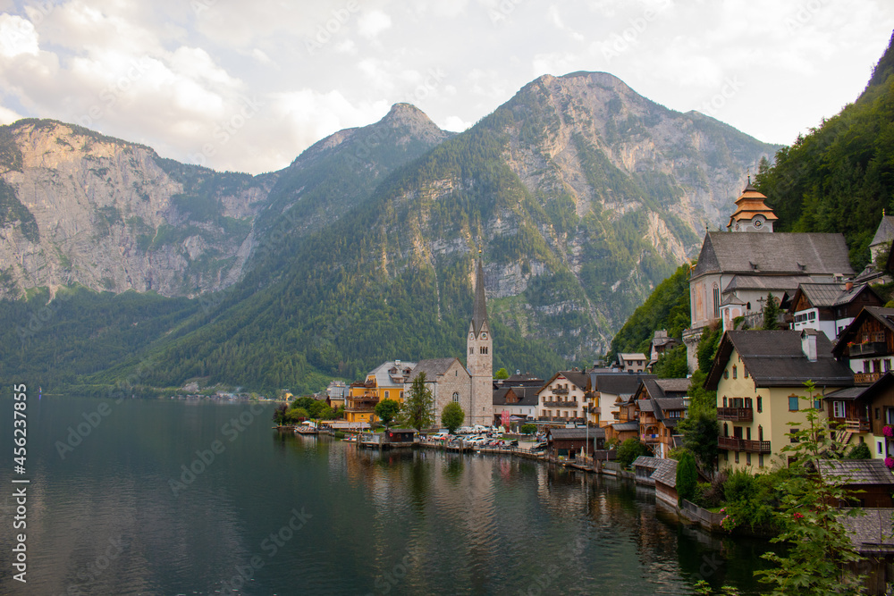 Hallstatt in Österreich, am Hallstätter See