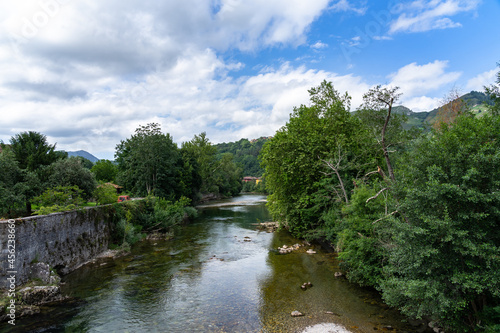 Cangas de onis village in Asturias  Spain.