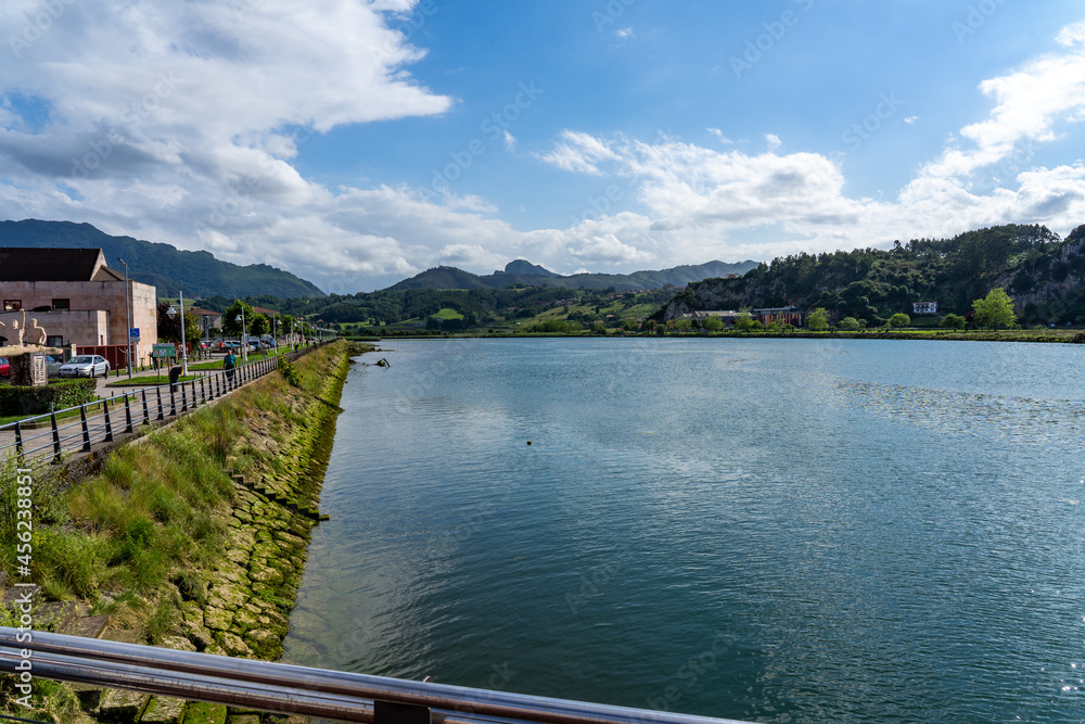 Fototapeta premium Rivadesella village in Asturias, Spain.