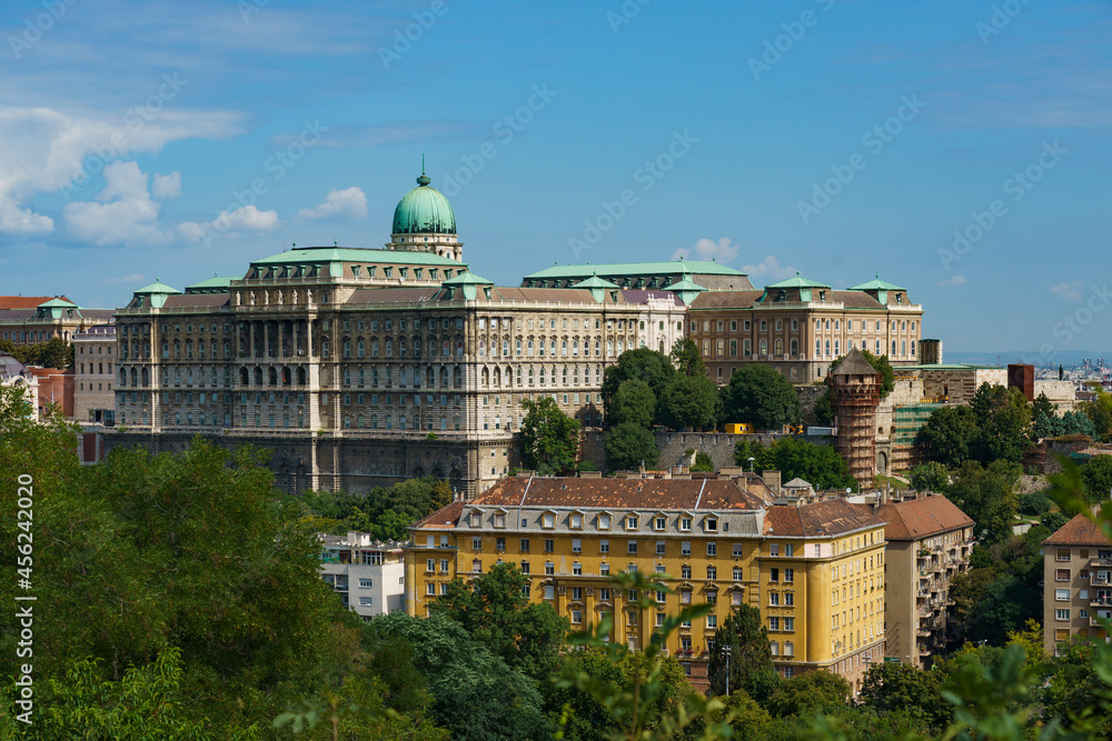 View of Buda castle , Budapest