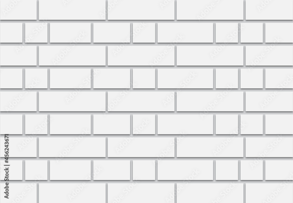 Brick Wall Vector Design with Brick Shadow Brick Wall Vector Design with Brick Shadow