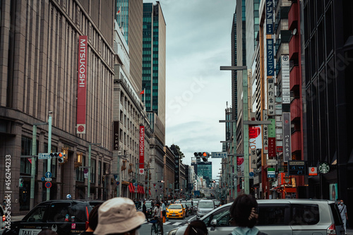 city street of Tokyo