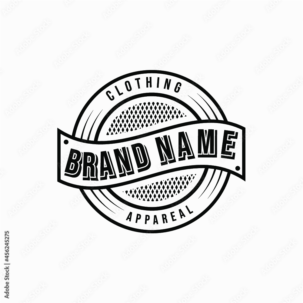 Clothing and appareal logo vector image
