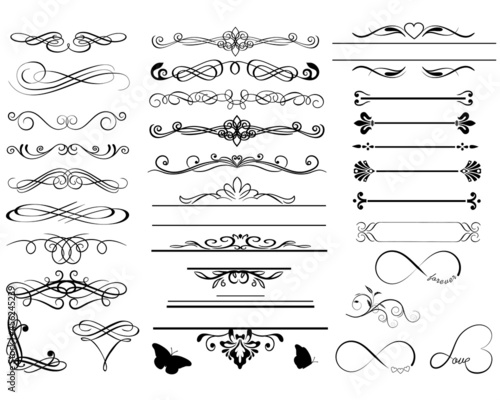 Decorative swirls