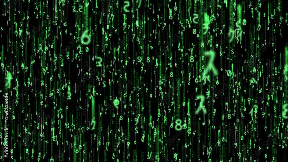 Binary rain. Abstract backdrop background. Digital Data Stream Matrix Effect. White numbers digits zero ones streams with rotation. Matrix effect and neon face effect Binary rain. Abstract backdrop background. Digital Data Stream Matrix Effect. White numbers digits zero ones streams with rotation. Matrix effect and neon face effect