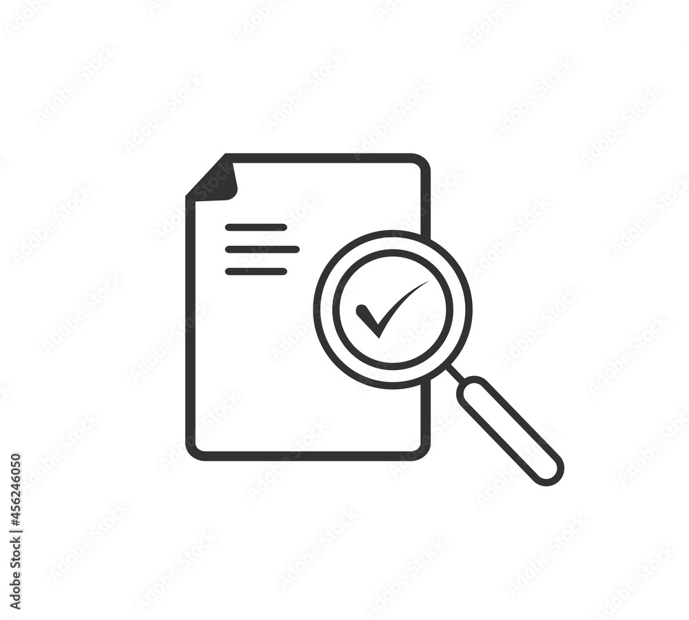 Quality check icon design. Quality check icon outline style design. compliance icon, quality check line sign. Vector illustration. Quality check icon design. Quality check icon outline style design. compliance icon, quality check line sign. Vector illustration.