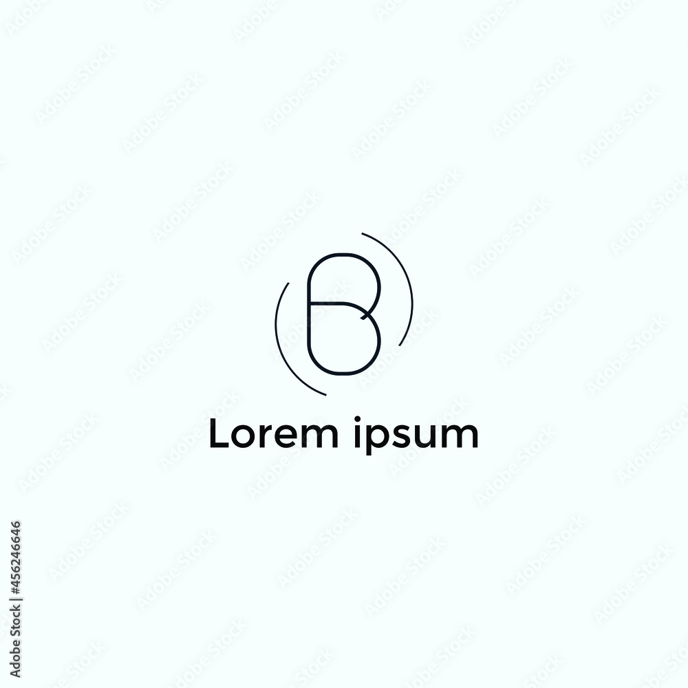 ILLUSTRATION B LETTER LOGO ICON DESIGN VECTOR ILLUSTRATION B LETTER LOGO ICON DESIGN VECTOR