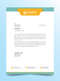 Business letterhead Modern Creative & Clean corporate style project design print with vector & illustration