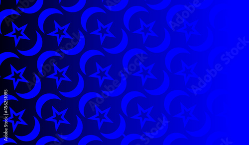 dark blue moon tilted star background. Creative, attractive and modern illustrations. Textures to complement your business or design needs