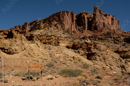 Принти на полотні Rock Formation Above The Junction of Upheaval Canyon and Syncline Loop Trails