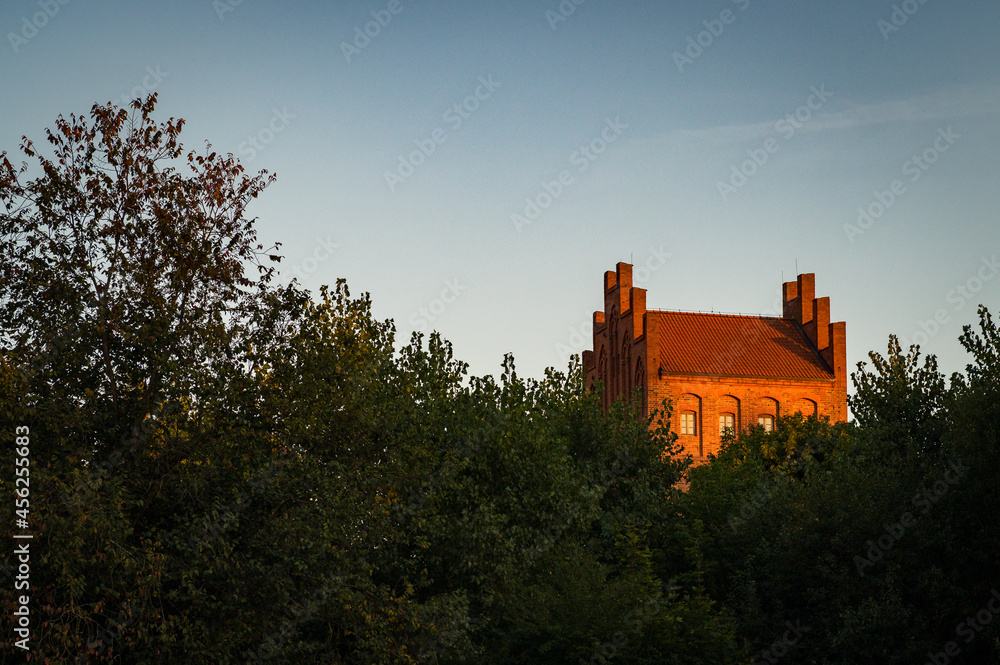 Olsztyn, the golden hour, poland, warmia Olsztyn, the golden hour, poland, warmia
