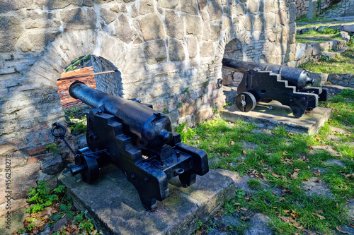 Fort Christianso naval fortress near island Bornholm in the Baltic Sea photo