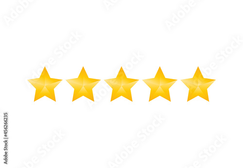 Evaluation, rating, stars icon. Vector illustration. flat design.