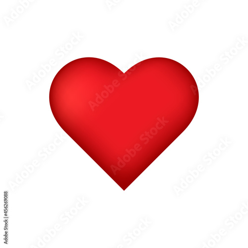 Obraz na płótnie Heart icon, symbol of Love and Health - Illustration w salonie