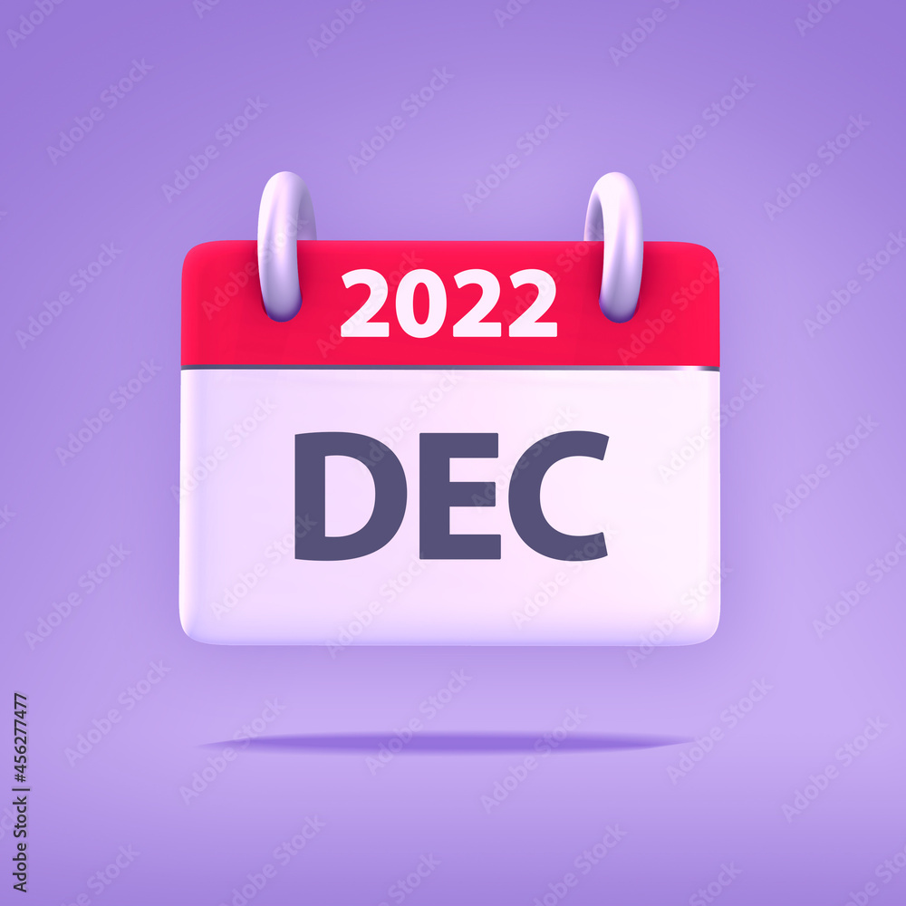 3D Wallpaper for Calendar Year 2022 - Month December 3D Wallpaper for Calendar Year 2022 - Month December