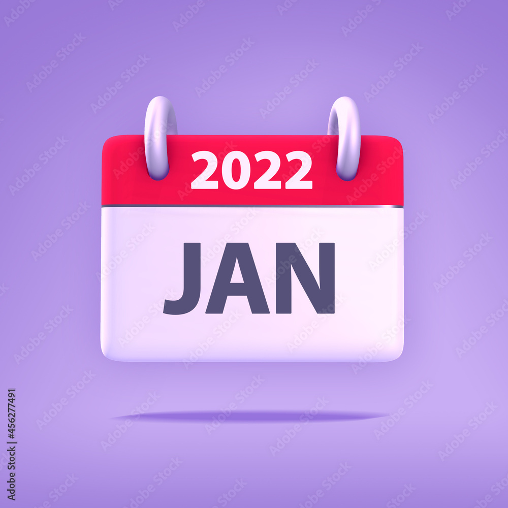 3D Wallpaper for Calendar Year 2022 - Month January 3D Wallpaper for Calendar Year 2022 - Month January