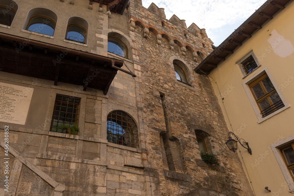 residential buildings at riva del Gardo in italy residential buildings at riva del Gardo in italy