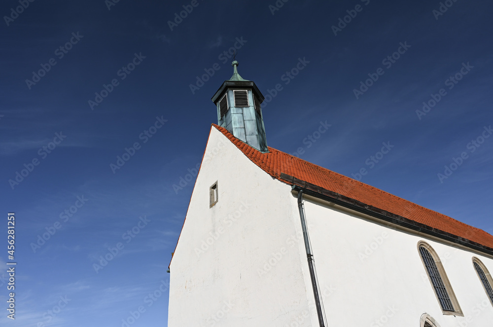 Wurmlingen Chapel under a clear blue sky.