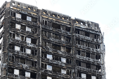 Grenfell tower disaster, ,On 14 June 2017, a fire broke out in the 24-storey Grenfell Tower block of flats in North Kensington, West London, 72 people perished in the building inferno 