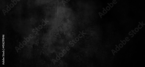 Dark Grunge Cement Background With Scratches  Horror Dark wall texture 