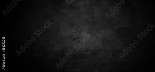 Dark Grunge Cement Background With Scratches, Horror Dark wall texture © Background Studio