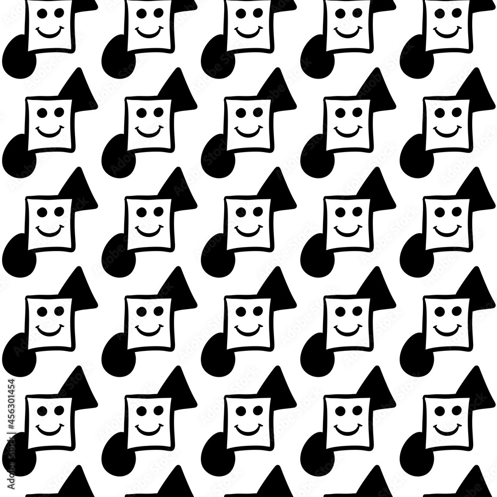 seamless pattern of cute monster cartoon seamless pattern of cute monster cartoon