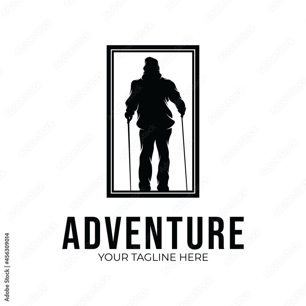 Hiking adventure logo design inspiration