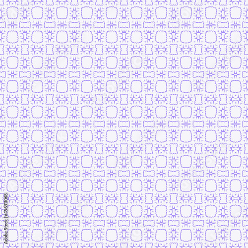 Abstract seamless pattern with various shapes. Geometric pattern for fabric. Textile background.