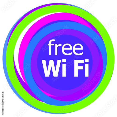 Free Wi-Fi Simple Vector Design for Icon, Symbol, and Logo. Wifi Sign for Public, Business, or Graphic Resource. EPS 10 Editable Stroke