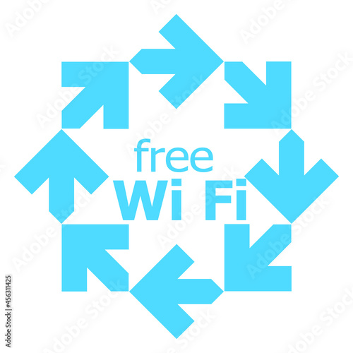 Free Wi-Fi Simple Vector Design for Icon, Symbol, and Logo. Wifi Sign for Public, Business, or Graphic Resource. EPS 10 Editable Stroke