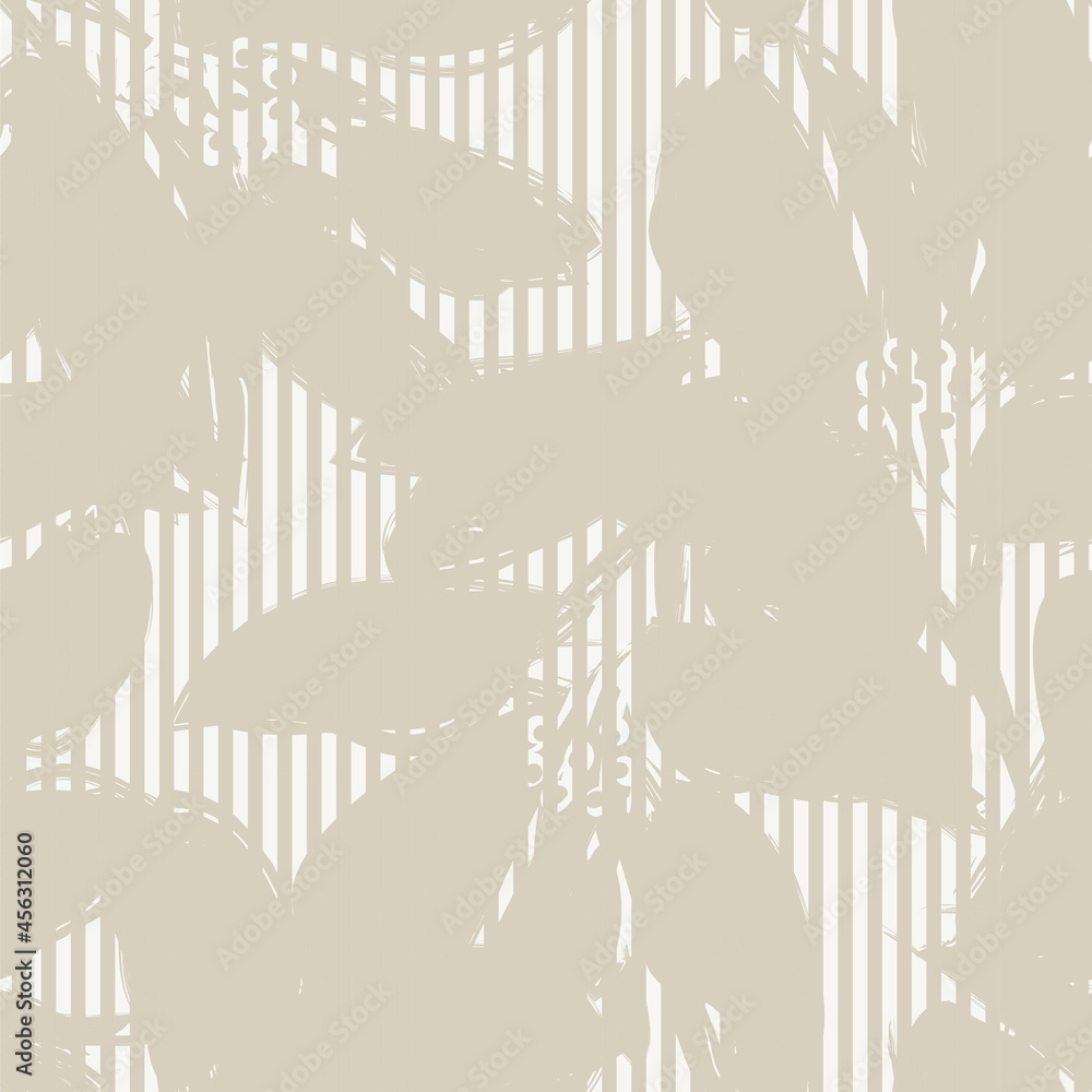 Floral Seamless Pattern with striped textures Floral Seamless Pattern with striped textures